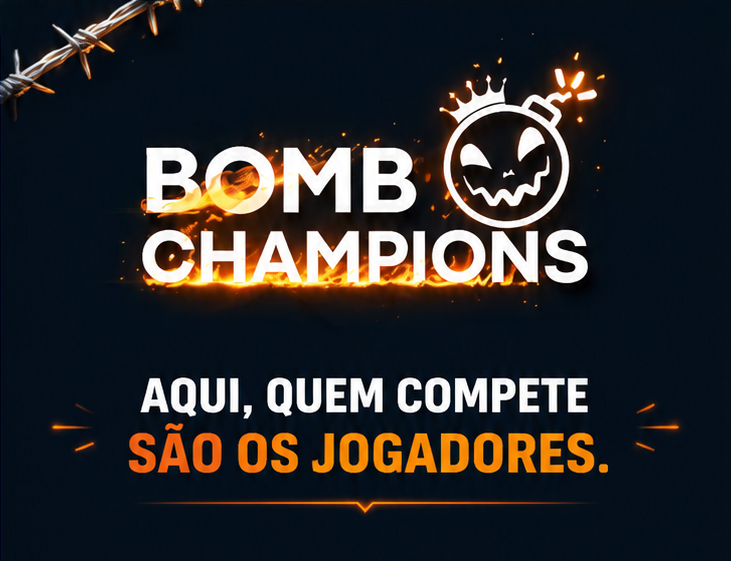 BOMB CHAMPIONS - Aqui, quem compete sao os jogadores.